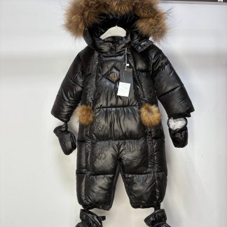 Комбинезон черный зима