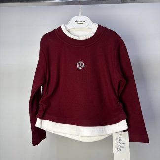 Лонгслив бордо 90-130