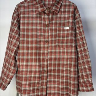 Рубашка корич.клетч.110-150